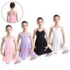 Детское балетное шифоновое платье для лирических танцев для девочек, танцевальные костюмы балерины, гимнастический трико