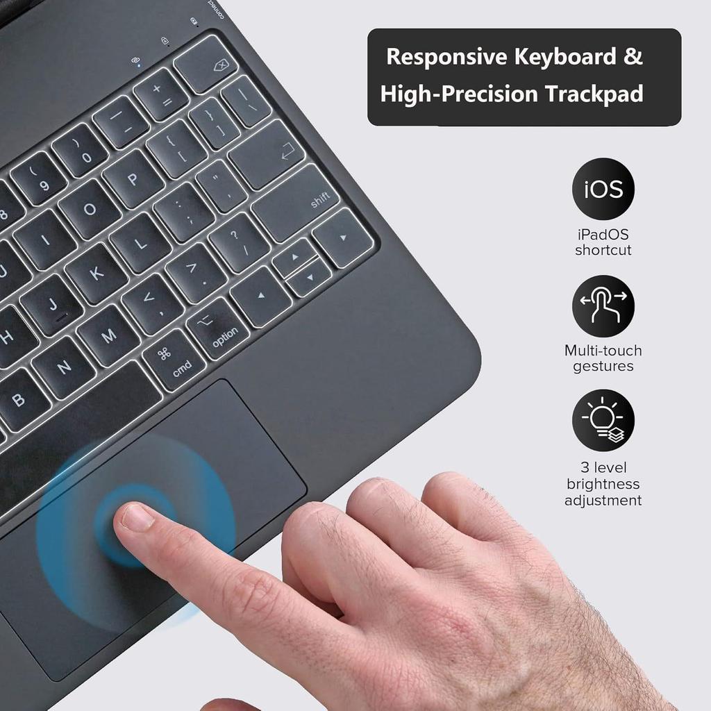 Чехол-клавиатура Magic Keyboard для iPad Air 4/5 10.9" с магнитной подвеской