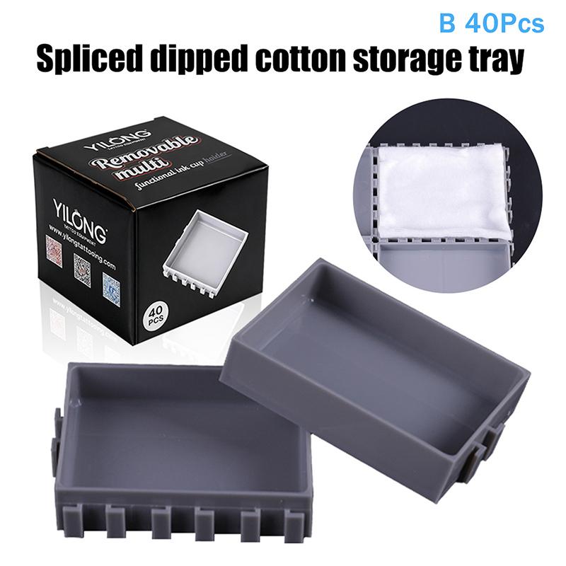 Креативный многосекционный держатель для картриджей тату-машинок, настольная стойка для хранения из АБС-пластика для тату-мастеров, с дизайном-конструктором