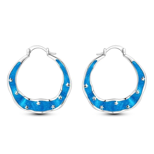 Новые серьги-кольца с двойным кольцом из серебра 925 пробы с цирконием, сердце, бабочка, цветок, змеиная кость, серьги-капли для женщин, ювелирные изделия в подарок