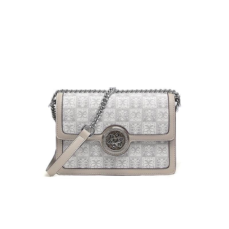 Women's Shoulder Bag, Crossbody Bag, Small Square Bag with Light Luxury Chain