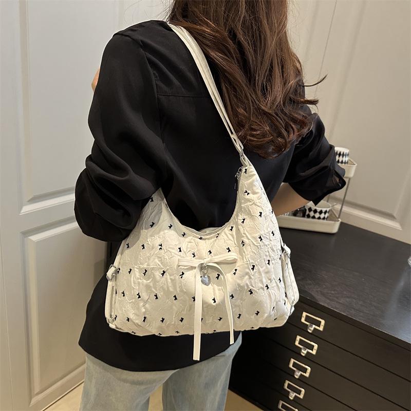 Casual Commuter Tote Bag Contrast Color Shoulder Crossbody Handbag