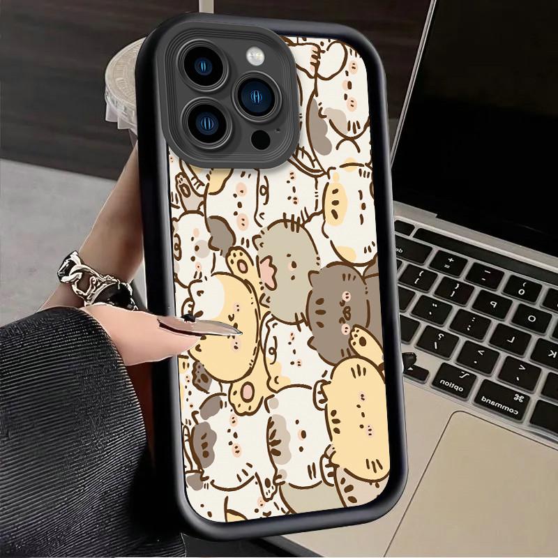 Cute Cartoon Cats Printed Fashion Case Flexible Soft Silicone TPU Shell Full Back Cover for Xiaomi Redmi Poco
