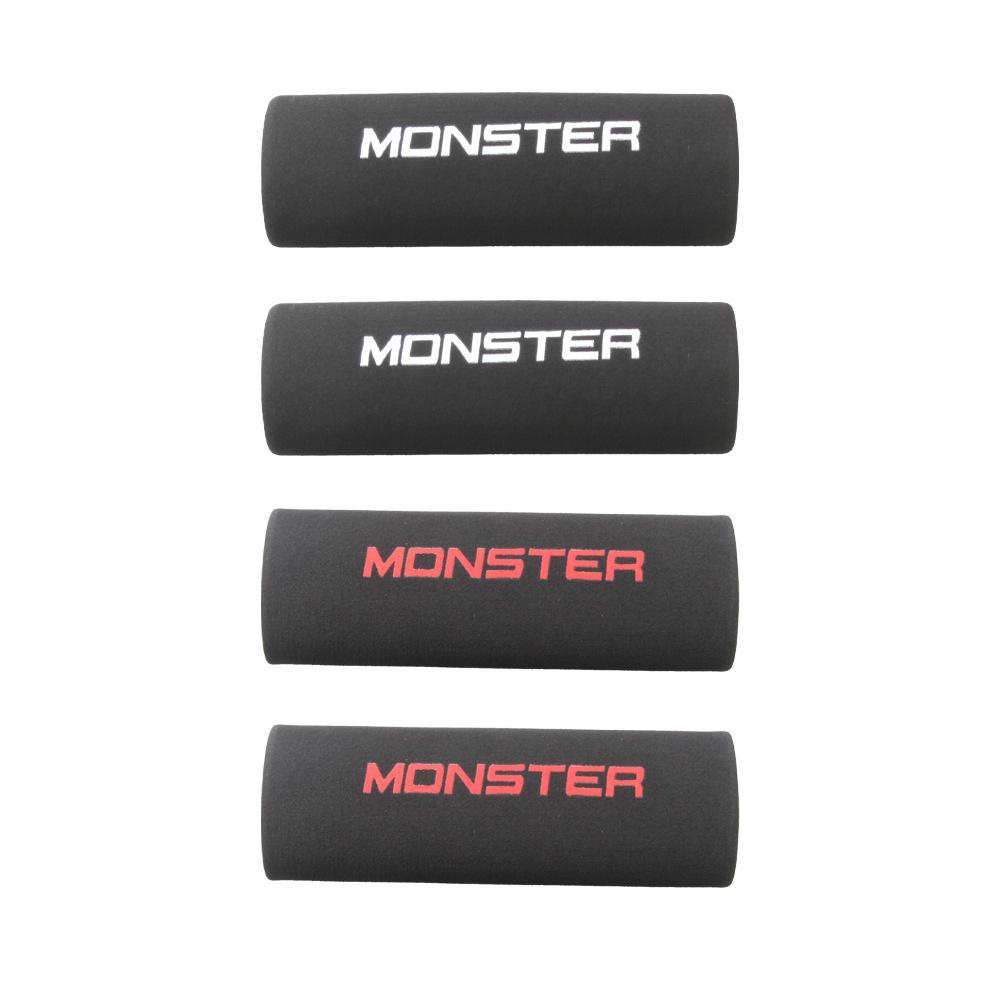 Custom Handlebar Grips for Ducati Monster: Anti-Slip, Sweat-Absorbing, Waterproof, Durable Sponge Design.