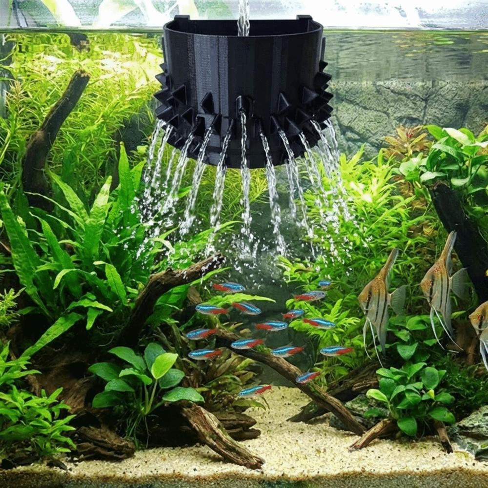 Anti-Swirl Water Circulation System 3D Printed Fish Tank Water Changer Saltwater Fish Tank