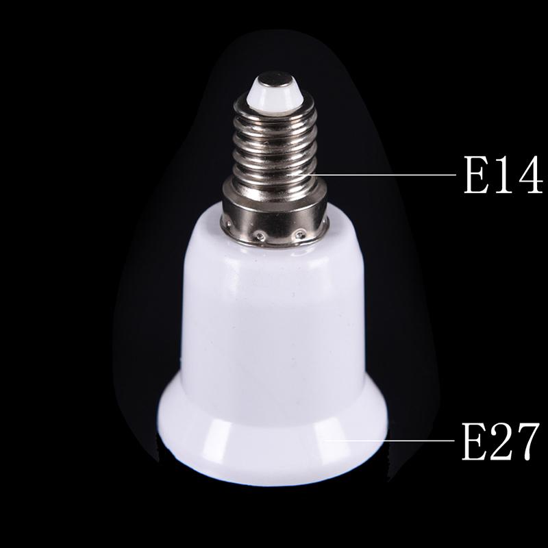 5Pcs E14 To E27 Base Screw Light Lamp Bulb Holder Adapter Socket Converter