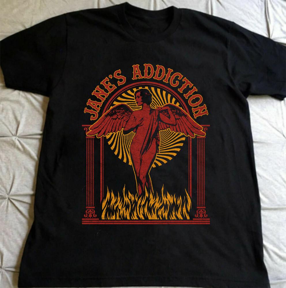 Jane's Addiction Band Cotton Gift For Fan T-Shirt Black All Size Unisex S3118 Unisex T-Shirt