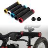 1 Pair Bicycles Handlebars Grip Light Weight Rubber Grip Bikes Antislip Handle Cover Sleeves for Cyclings Mountain Bikes