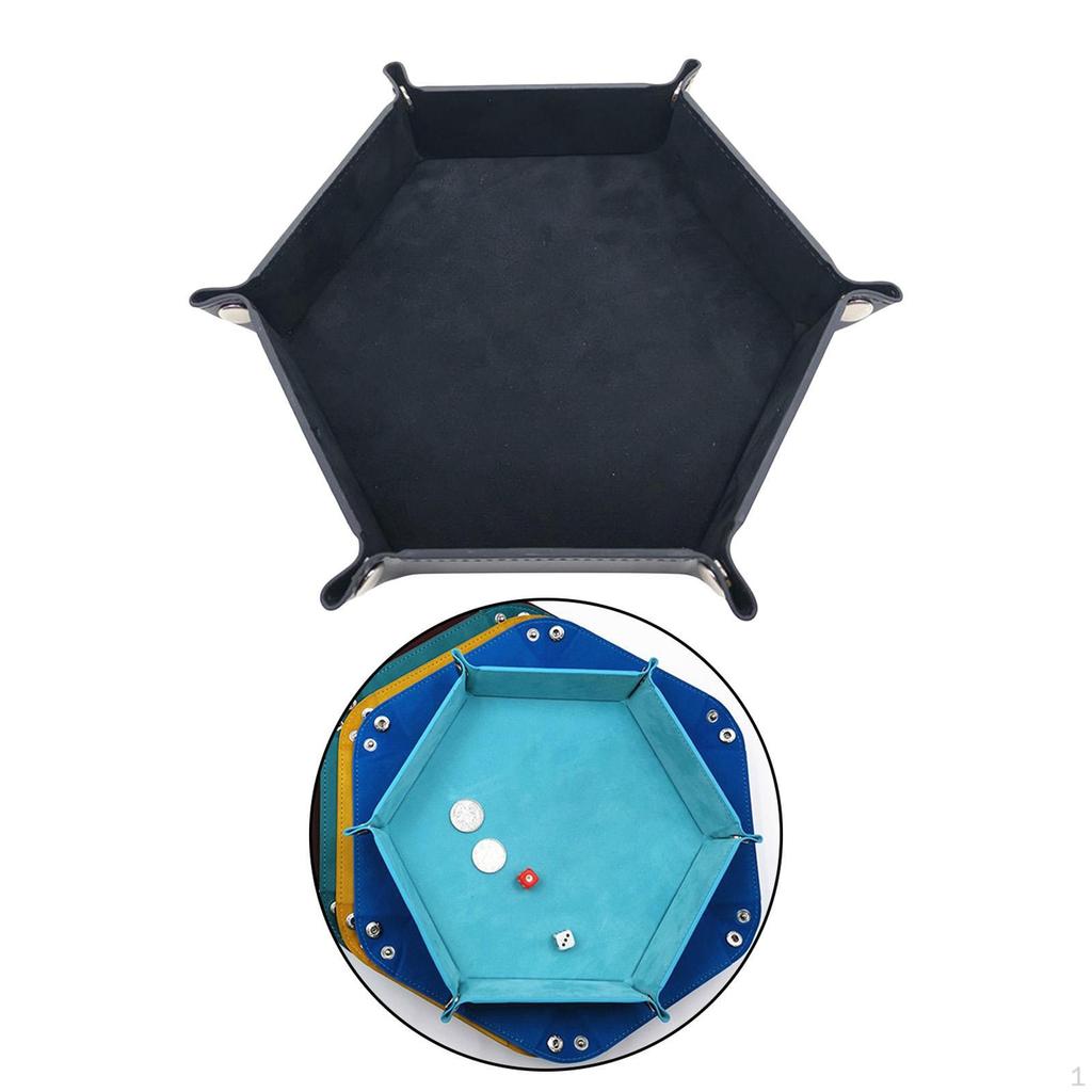 Tray Folding Set PU Leather for RPG, DND And Board Games