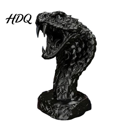 Игрушки для снятия стресса 3D-печатная фигурка змеи Реалистичная скульптура змеи Воображаемая игра