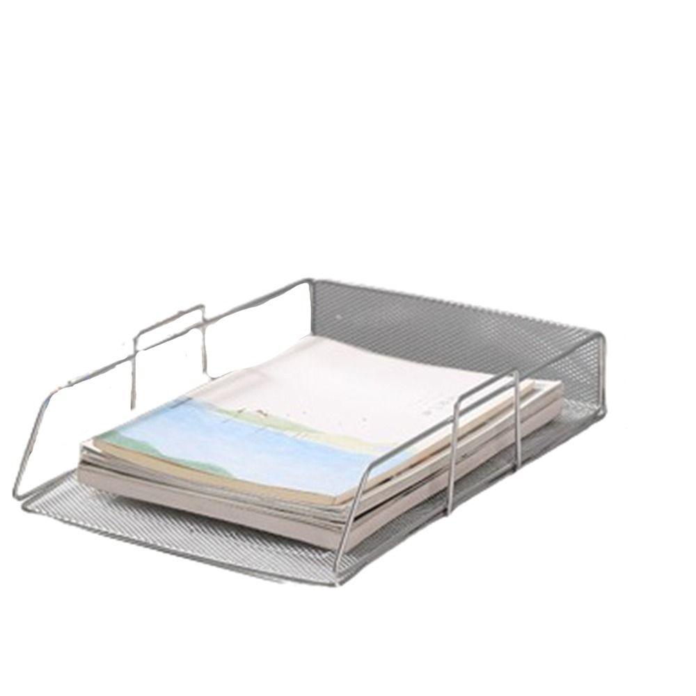 A4 Настольная полка для документов Штабелируемый органайзер для лотков для писем Подставка для журналов Офисные принадлежности