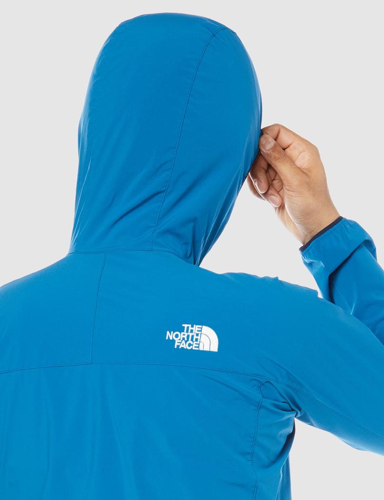Толстовка North Mountain Soft Shell с капюшоном, водоотталкивающая, легкая, Banff Blue S [The Face], мужская