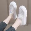 Женские парусиновые кроссовки на платформе Comfort Play Дышащие кроссовки Повседневные легкие теннисные туфли Прогулочные туфли для женщин Лоферы из парусины