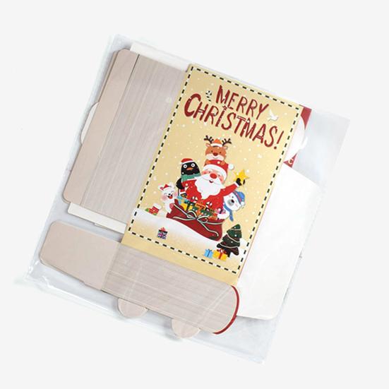 5 шт., рождественская коробка для конфет, креативная коробка для конфет в форме книги, многоразовая коробка для вечеринок, подарочная упаковка, украшение для рождественской вечеринки