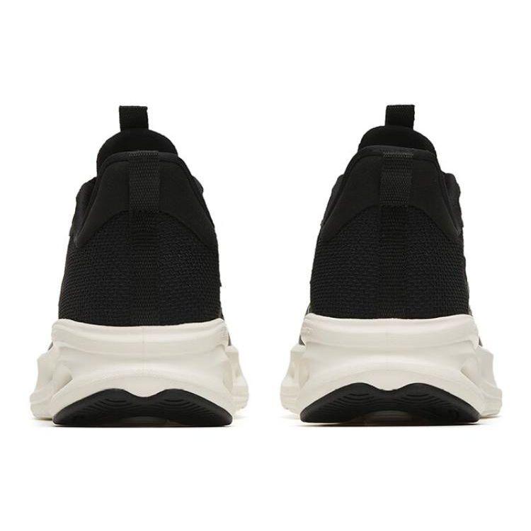 Anta Energy Ring Shock Absorbing Lightweight Low Top Casual Running Shoes Women Sneaker Bright-Black White 122315575-8