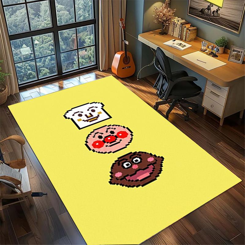 Non Slip Washable Bread Superman Rug Large Area Carpet for Bedroom Gamer Room Home Decor