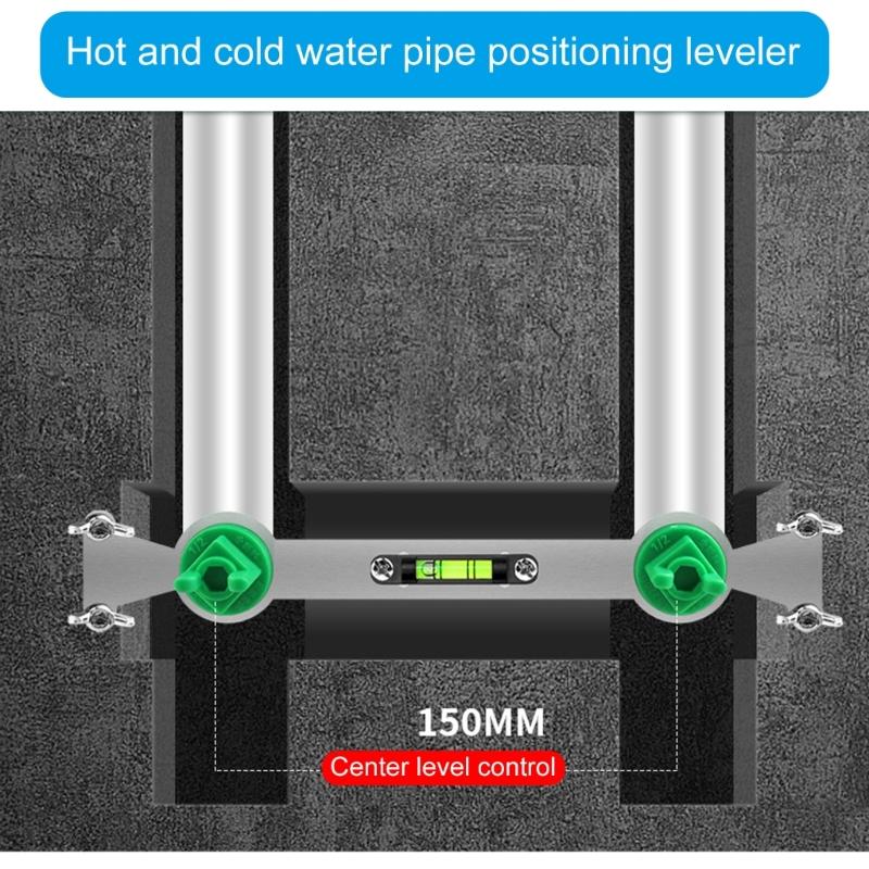 Выравниватель для горячей и холодной воды Выравниватель для труб с горячей и холодной водой Выравниватель для ремонта смесителя для душа Инструмент для определения местоположения душевой головки