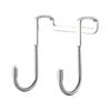 S-type Door Hanger Hook Stainless Steel Clothes Hook Door Back Wall Mounted Hook