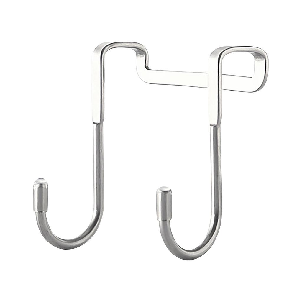 S-type Door Hanger Hook Stainless Steel Clothes Hook Door Back Wall Mounted Hook