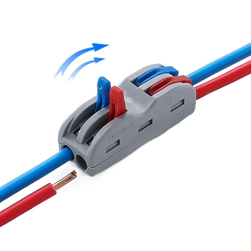 Mini Quick Terminal Block Universal Compact Fast Connector Small Wiring Connector  Electrical