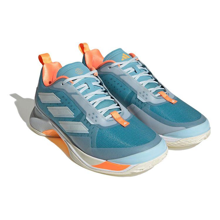 Adidas Avacourt Preloved Blue Orange Женские кроссовки Cloud-White Screaming-Orange HQ8403