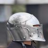 Medieval Barbuta Helmet, 18g Mild Steel, Costume Armor Gift
