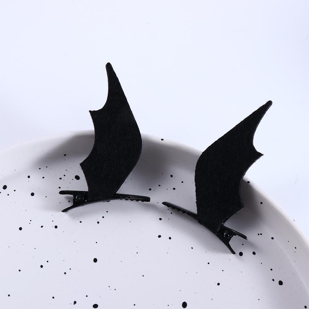 Trendy Dress-up Halloween Gift Women Costume Cosplay Hair Accessories Bat Wings Hairpins Hair Clips