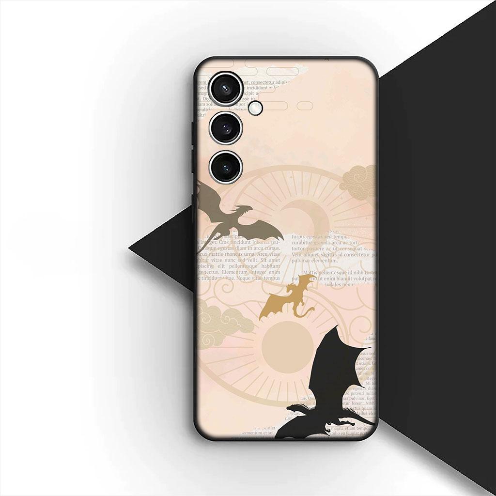 Чехол для телефона для Xiaomi Poco C75 C65 C71 C85 X7 X6 M7 F7 F8 Ultra F6 Pro Мягкий силиконовый чехол Книги Четвертые Крылья