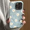 Милый чехол для телефона с цветком ромашки для iPhone 11 12 13 14 15 Plus 16 Pro 17 Pro Max Air 16E Мягкий ТПУ Ударопрочный Защитный Задний Чехол