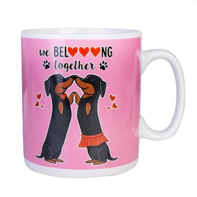 Dachshund Giant Mug (Valentine)