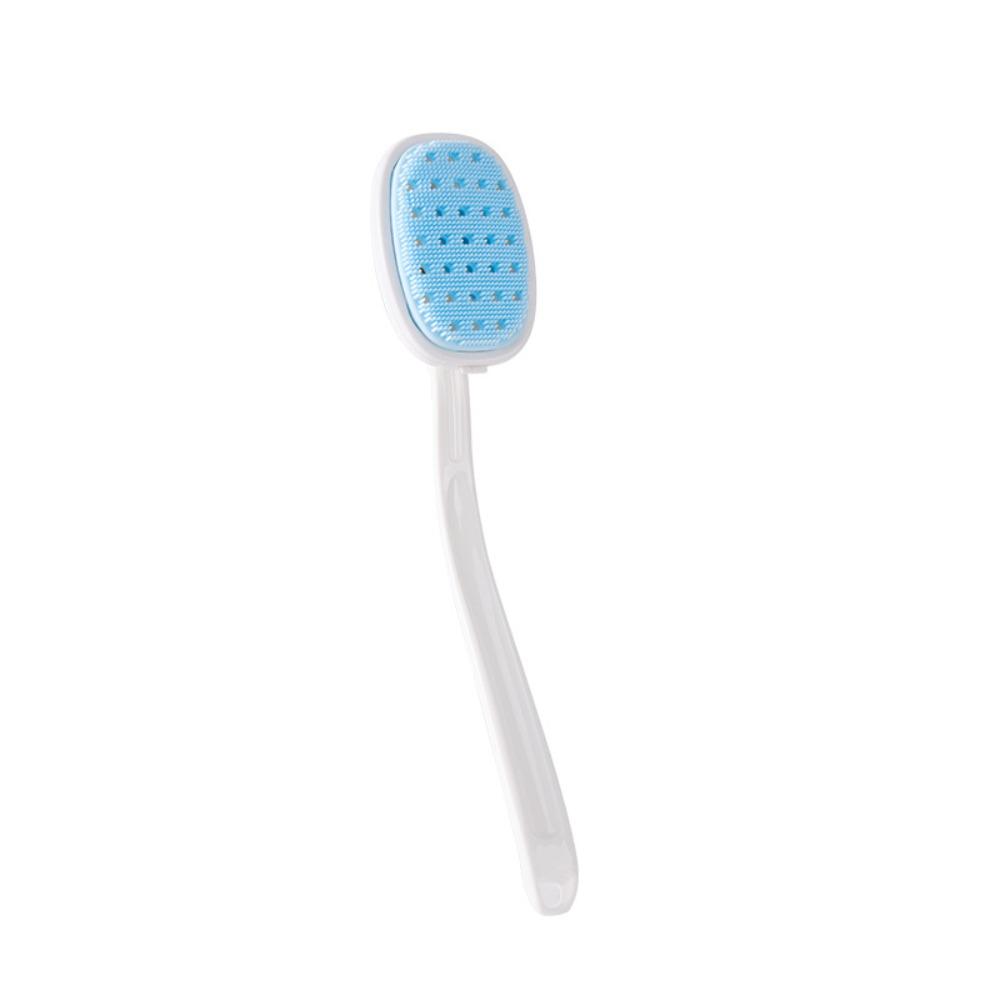 Long Handle Body Cleansing Brush Silicone Material Back Scrubber New Bath Brush For Bathroom