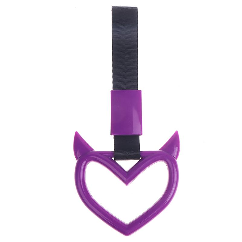 Автомобильные аксессуары Светящееся кольцо Дьявол Сердце Поезд Автобус Ручка Ремешок Дрейф Подвеска Предупреждение о Дрейфе Кольцо для Автомобиля