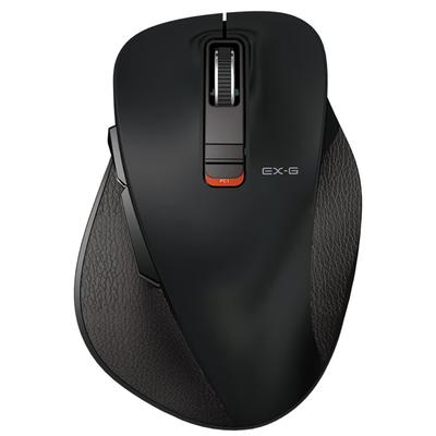 Elecom Беспроводная мышь Bluetooth Grip 5 кнопок L размера черного цвета EX-G Multi-Pairing M-XGL15BBBK