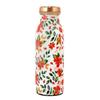 Flower Printed Pure Copper Water Bottle, Durable & Rust Free Copper Vessel, Anti-Oxidant Material, Ideal for Home and Office Purpose - 500 Ml