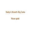 Золотое Розовое Ожерелье 18 карат: Серия V Gold Love, Изготовлен на станке с ЧПУ, Круглый кулон с полным бриллиантовым покрытием