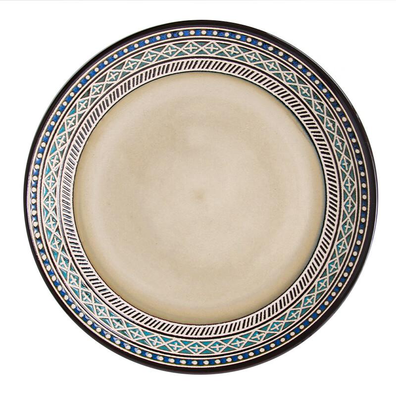 Zhi Shi Embossed Underglaze Ceramic Tableware