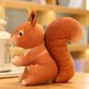 Plush Cartoon Squirrel Toy Cartoon Stuffed Doll  Decoration Kids Cute Gifts
