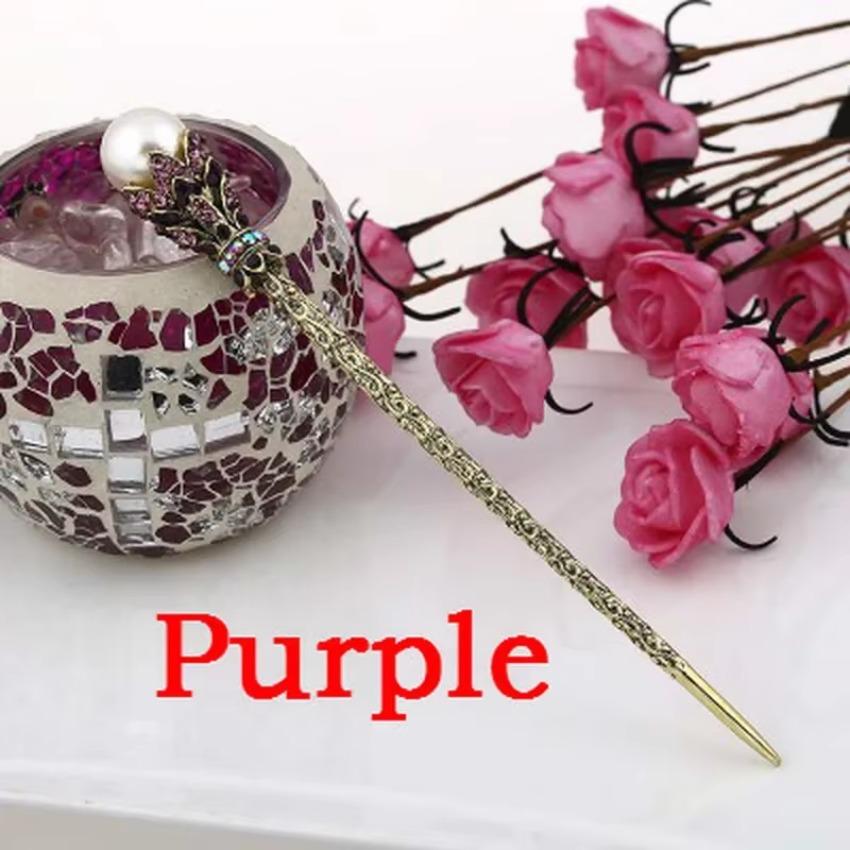 1 Pcs Ancient Style Hair Accessories Simple Versatile Retro Pan Hair Pin Ancient Hanfu Headwear Pin Pan for Women Hairpin