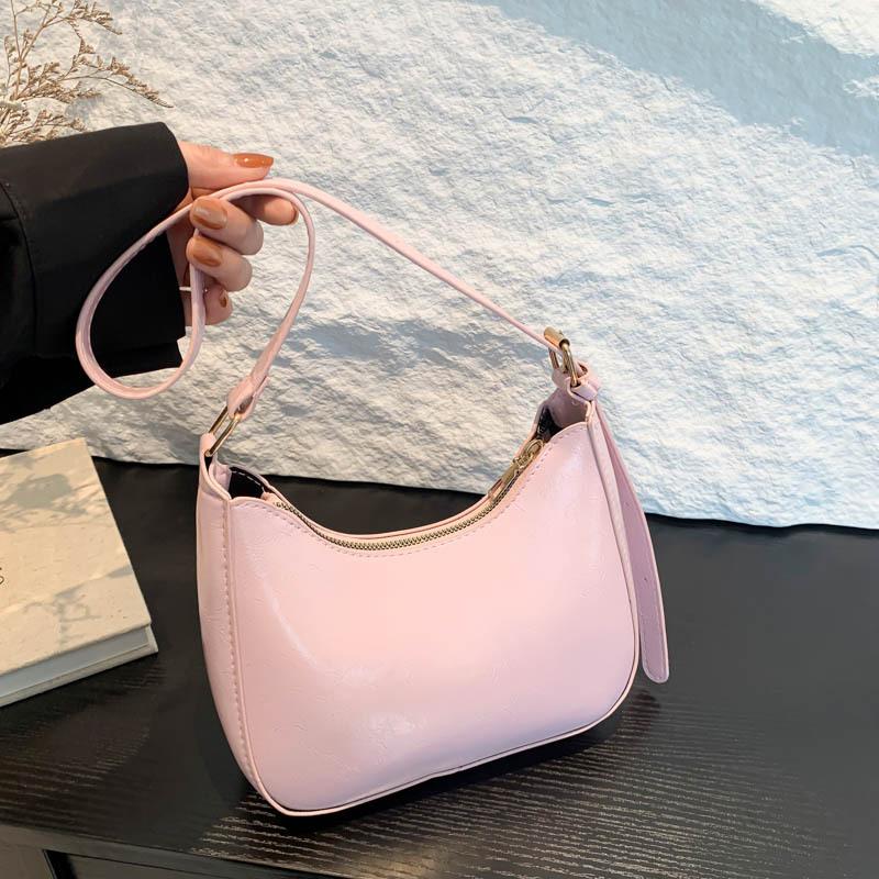 Сумка-сумка в стиле ретро в гонконгском стиле, модная сумка с текстурой на одно плечо и подмышкой