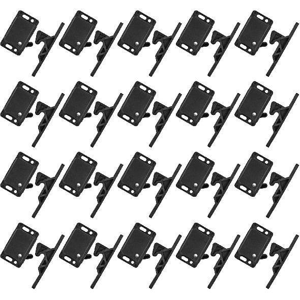 20 Pack Cabinet Door Latch RV Drawer Latch 10 LBS Pull Force RV Drawer Latches And Catches, Push To Close Grabber Catches For RV, Camper, Trailer,