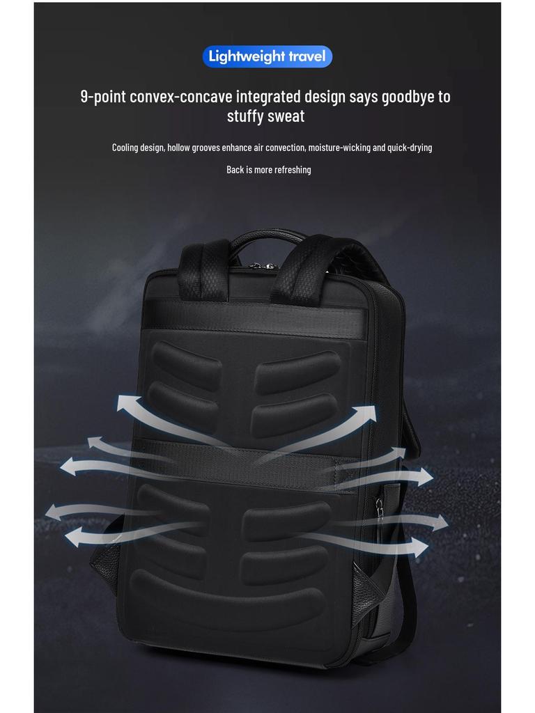 Мужской модный рюкзак большой вместимости для бизнеса и путешествий
