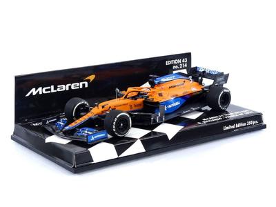 Minichamps McLaren MCL35M Ricardo French GP2021 Завершенный продукт 1/43
