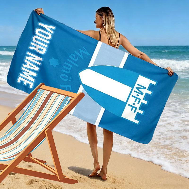 Custom Mff  Print Beach Towel, Large Soft Quick Dry Towel for Beach Camping Swimming