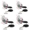 1Pcs Cabinet Door Drawer With 2 Plastic Keys Furniture Hardware Pannlart Locker Padlock