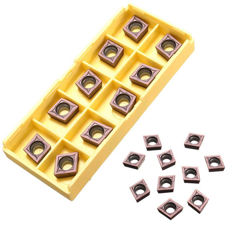 10x CCMT09T304 VP15TF твердосплавные пластины CCMT 09 T3 / CCMT32.51 сменная пластина