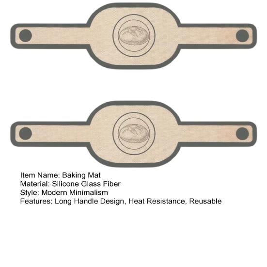 2шт силиконовый хлебный слинг для голландской духовки термостойкий коврик для выпечки хлеба многоразовый