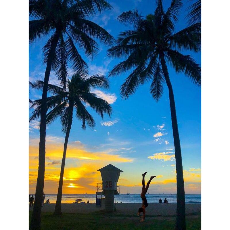 New 5D DIY Diamond Painting Night View Diamond Embroidery Full Moon Cross Stitch Full Round Drill Home Decor Manual Gift