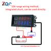 0.28" 4 Bit Digital LED Display Voltmeter Ammeter 10A 100V /200V Voltage Current Meter Gauge Tester with Wires for Car DC 4 -30V