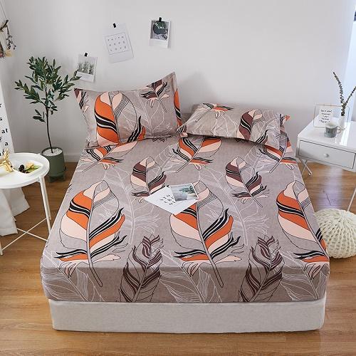 1 шт. простыни для спальни 100% полиэстер эластичная лента вокруг простыни на резинке только (Исключая наволочки)