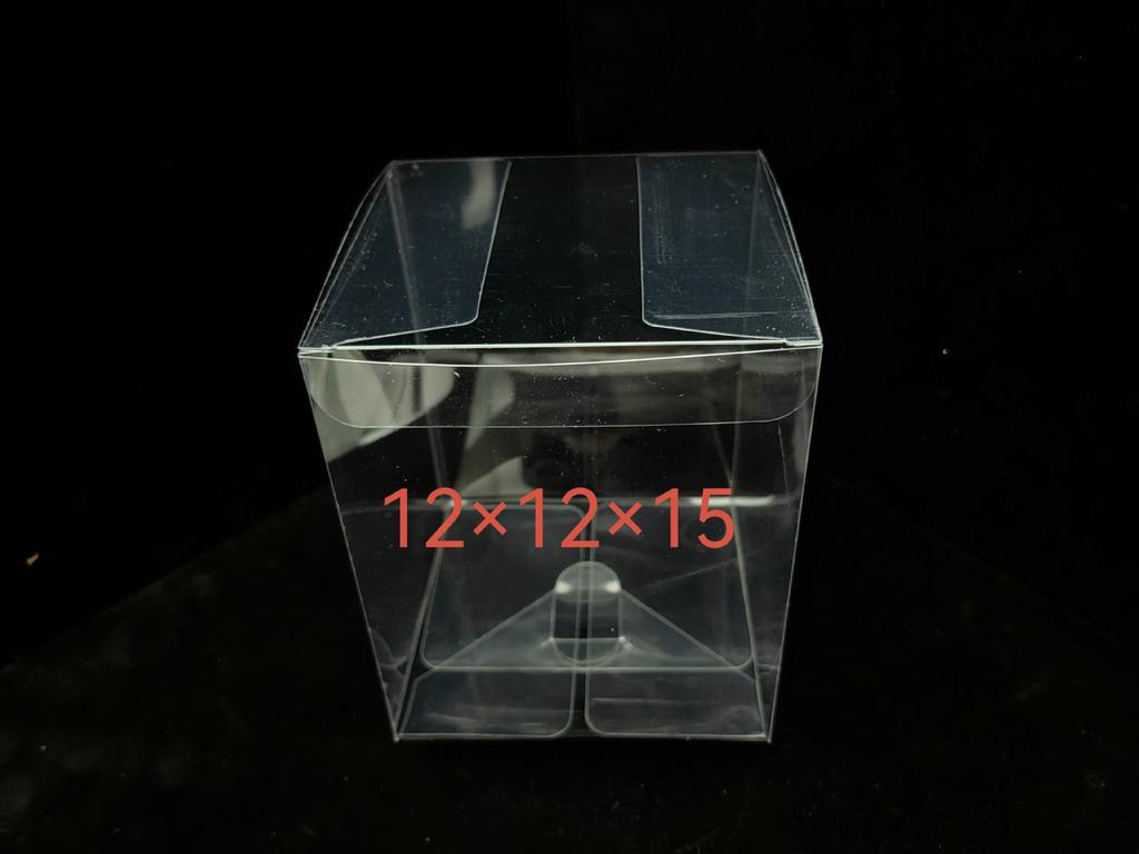 Universal PET/PVC Transparent Folding Storage Box for Daily Necessities with Logo Printing Option